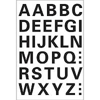 HERMA Letters 15mm A-Z weatherproof film black 1 sheet símbolo autoadhesivo 