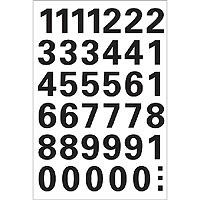 HERMA Numbers 15mm 0-9 weatherproof film black 1 sheet símbolo autoadhesivo 