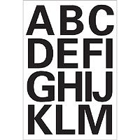 HERMA Letters 25mm A-Z weatherproof film black 2 sheets símbolo autoadhesivo 