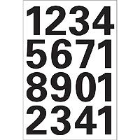 HERMA Numbers 25mm 0-9 weatherproof film black 1 sheet símbolo autoadhesivo 
