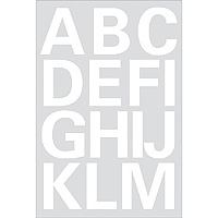 HERMA Letters 25mm A-Z film weatherproof white 2 sheets símbolo autoadhesivo 
