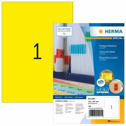 HERMA 4401 etiqueta de impresora Amarillo Etiqueta para impresora autoadhesiva 