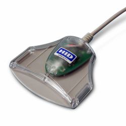 HID Identity OMNIKEY 3021 lector de tarjeta inteligente Interior USB 2.0 Gris, Transparente 