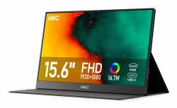 HKC V16 monitor o TV portátil Monitor portátil Negro 39,6 cm [15.6"] 1920 x 1080 Pixeles 