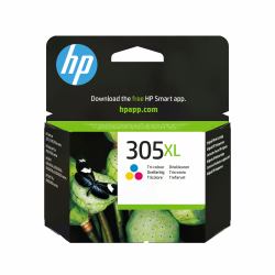 HP Cartucho de tinta Original 305XL de alta capacidad tricolor 
