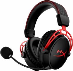 HP HyperX Cloud Alpha - Auriculares inalámbricos gaming [negro y rojo] 