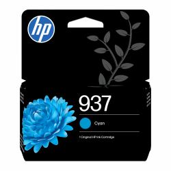 HP Cartucho de Tinta Original 937 cian 