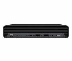 HP Pro 400 G9 - Mini Core i3 13100T / up to 4.2 GHz - RAM 8 GB - SSD 256 GB - NVMe - UHD Graphics 730 - Gigabit Ethernet, IEEE 802.11ax [Wi-Fi 6E], Bluetooth 5.3 - Win 11 Pro - monitor: none - teclado: UK - Smart Buy - with HP Wolf Pro Security Edition [3 years] - Versión UK