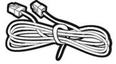 HPE 8120-8922 cable telefónico 3 m Negro 