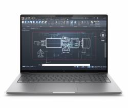 HP ZBook 8 G1i 16 Wolf Pro Security Edition - Data Science Intel Core Ultra 9 285H Estación de trabajo móvil 40,6 cm [16"] Pantalla táctil WUXGA 64 GB DDR5-SDRAM 1 TB SSD NVIDIA RTX 500 Ada Wi-Fi 7 [802.11be] Windows 11 Pro AI Workstation, AI PC Plata  - Versión UK
