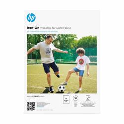 HP Iron-On Transfers para tejido claro, A4 [210 x 297 mm], 10 hojas 