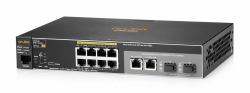 HPE Aruba Networking Aruba 2530 8G PoE+ Gestionado L2 Gigabit Ethernet [10/100/1000] Energía sobre Ethernet [PoE] 1U Negro 