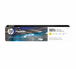 HP Cartucho original PageWide 981X amarillo de alto rendimiento 