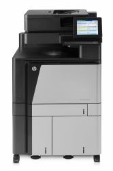 HP Color LaserJet Enterprise Flow LaserJet Enterprise Flow M880z+ Multifunction Color Impresora, Solo Ethernet; Fotocopiadora, escáner 