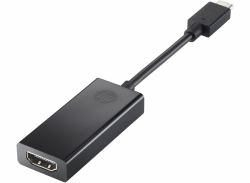 HP USB-C to HDMI Adapter Adaptador gráfico USB Negro 