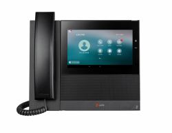 HP Poly Teléfono multimedia empresarial Poly CCX 600 con SIP abierto y habilitado para alimentación a través de Ethernet [PoE] 