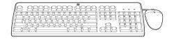 HPE 672097-353 teclado Ratón incluido USB QWERTY Negro  - Versión UK