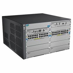 HPE 8206-44G-PoE+-2XG v2 zl Gestionado L3 Gigabit Ethernet [10/100/1000] Energía sobre Ethernet [PoE] 6U Negro, Gris 