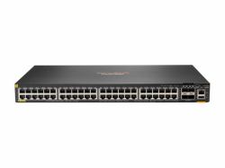 HPE Aruba Networking Aruba 6300F 48-port 1GbE Class 4 PoE & 4-port SFP56 Gestionado L3 Gigabit Ethernet [10/100/1000] Energía sobre Ethernet [PoE] 1U Gris 