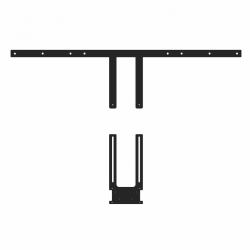 Hagor 2287 kit de montaje Negro 