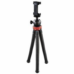 Hama "FlexPro" tripode Smartphone/Cámara de acción 3 pata[s] Negro, Rojo 