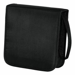Hama CD Wallet Nylon 40, black 50 discos Negro 