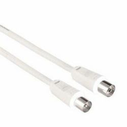 Hama Antenna Male Plug - Coaxial Female Jack, 7.5 m, 75 dB cable coaxial 7,5 m F Blanco 
