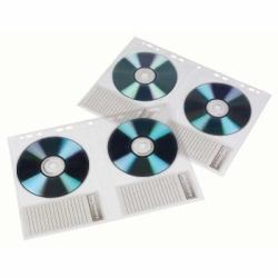 Hama 00078352 funda para discos ópticos 2 discos Transparente 