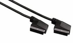 Hama 3.00m Scart cable EUROCONECTOR 3 m SCART [21-pin] Negro 