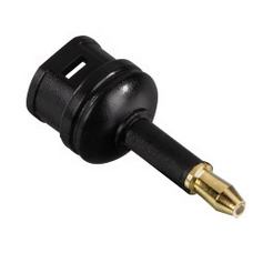 Hama Toslink - 3.5mm F/M Negro 
