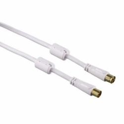 Hama 00122412 cable coaxial 1,5 m Blanco 