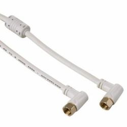 Hama 00122510 cable coaxial 1,5 m F Blanco 