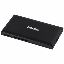 Hama | Lector universal de tarjeta SD, micro SD, conexión USB 3.0, Color Negro 