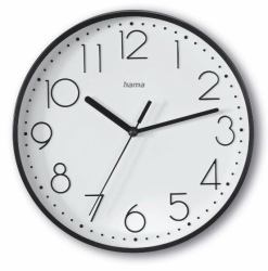 Hama Salina Reloj de cuarzo Alrededor Negro, Blanco 