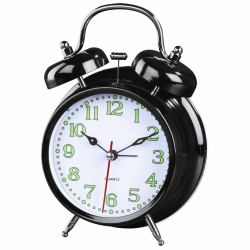 Hama Nostalgia Reloj despertador analógico Negro 