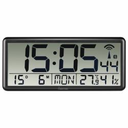 Hama Jumbo Reloj digital Rectángulo Negro 