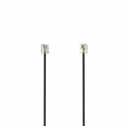 Hama 00201137 cable telefónico 3 m Negro 