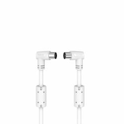 Hama 00205057 cable coaxial 3 m Blanco 