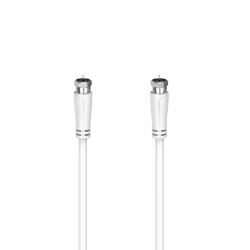 Hama 00205065 cable coaxial 5 m F Blanco 