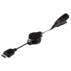 Hama 00106627 cable de teléfono móvil Negro 0,70 m Micro-USB A 3,5mm 