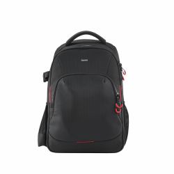 Hama Ohio Mochila Negro, Rojo 
