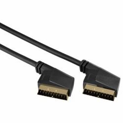 Hama Scart - Scart, 3m cable EUROCONECTOR SCART [21-pin] Negro 