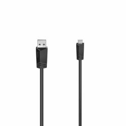 Hama 00200605 cable USB USB 2.0 0,75 m Mini-USB B USB A 0,48 Gbit/s Negro 