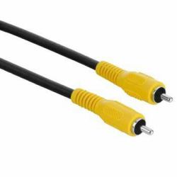 Hama Video Connecting Cable RCA [phono] Plug - RCA [phono] Plug, 3 m cable de vídeo compuesto Negro 