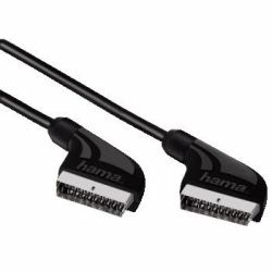 Hama Connecting Cable Scart Plug - Plug, 4 m cable EUROCONECTOR SCART [21-pin] Negro 