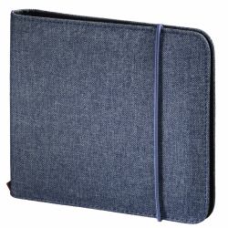 Hama 95681 Funda cartera 24 discos Azul 