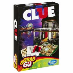 Hasbro Gaming Clue Grab & Go Juego de mesa Deducción 