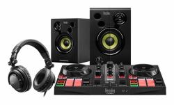 Hercules DJLearning Kit MK2 DVS [Sistema de vinilo digital] para scratch digital 2 canales Negro 