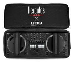 Hercules DJControl T10 Gig Pack Controladora con opción de realizar scratch utilizando discos de vinilo 2 canales Negro 