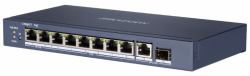 Hikvision DS-3E0510HP-E switch No administrado Gigabit Ethernet [10/100/1000] Energía sobre Ethernet [PoE] Azul 